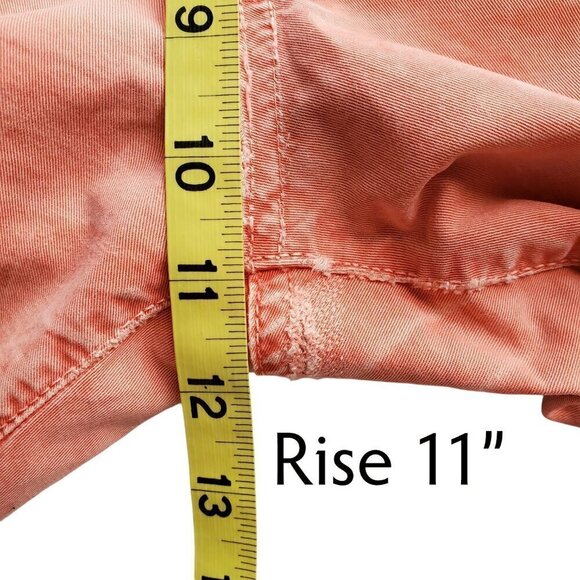 ANTONY MORATO Krop Loose Tapered Leg Pink Peach 100% Cotton Jeans US 32 - Picture 11 of 16